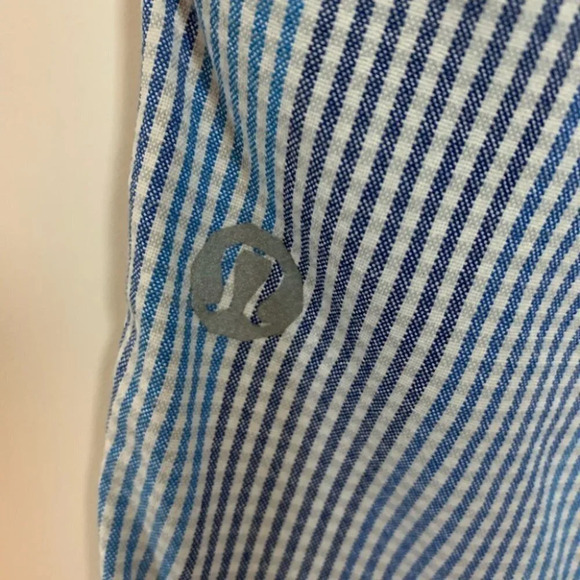 LULULEMON Men’s KAHUNA Golf Hiking Shorts Plaid Checkered Blue Size 36 Athletic - Picture 5 of 10